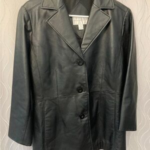 Worthington Classic Black Leather Jacket